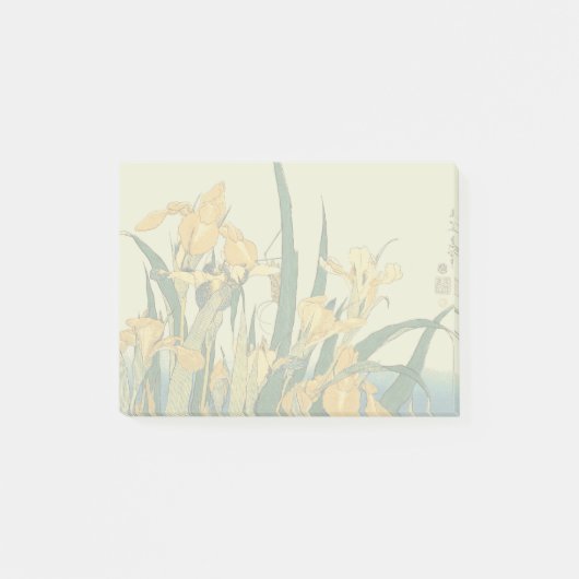 Hokusai sprinkhaan en iris Japan Post-it® Notes (Voorkant)