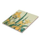 Hokusai sprinkhaan en iris Japan Tegeltje (Zijkant)