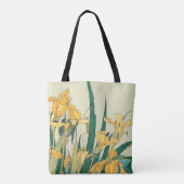Hokusai sprinkhaan en iris Japan Tote Bag (Achterkant)