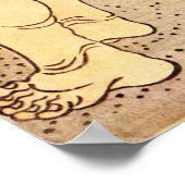 Hokusai Sumo Wrestlers Poster (Hoek)