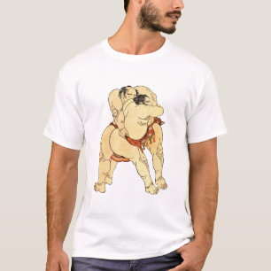 Hokusai Sumo Wrestlers T-shirt