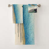 Hokusai - Tama in de provincie Musashi Bad Handdoek (Insitu)