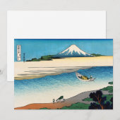 Hokusai - Tama in de provincie Musashi Bedankkaart (Voorkant / Achterkant)