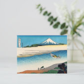 Hokusai - Tama in de provincie Musashi Briefkaart (Staand voorkant)