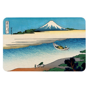 Hokusai - Tama in de provincie Musashi Magneet