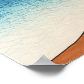 Hokusai - Tama in de provincie Musashi Poster (Hoek)