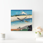 Hokusai - Tama in de provincie Musashi Vierkante Klok (Huis)