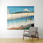 Hokusai - Tama in de provincie Musashi Wandkleed (In Situ (horizontaal))