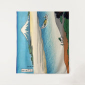 Hokusai - Tama in de provincie Musashi Wandkleed (Voorkant)