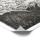 Hokusai Tekening - Kunstdruk Poster (Hoek)