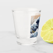 HOKUSAI, “ The 3 great wave of Kanagawa ” Shot Glas (Links)