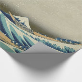 Hokusai The Great Wave of Kanagawa GalleryHD Cadeaupapier (Hoek)