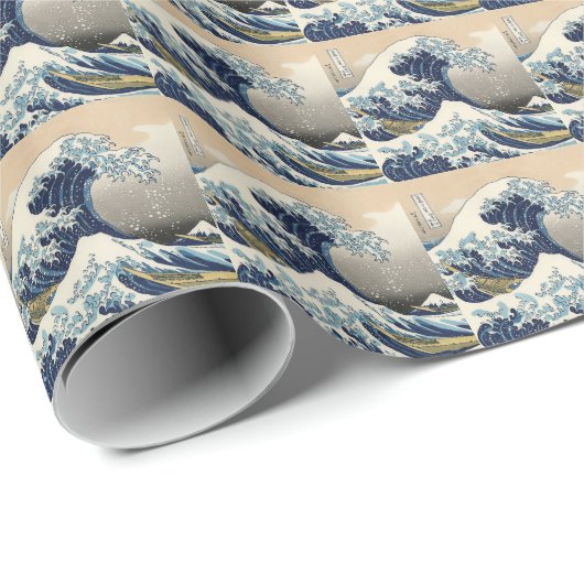 Hokusai, “ The Great Wave off Kanagawa ” Cadeaupapier (Rol Hoek)