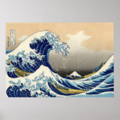 Hokusai The Great Wave Poster (Voorkant)