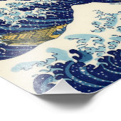 Hokusai The Great Wave Print Foto Afdruk (Hoek)