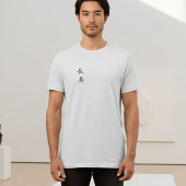 Hokusai Turtle Drawing Japanese Minimalism White Tri-Blend Shirt