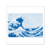  HOKUSAI UKIYO PRINT RUBBER STEMP  ZELFINKTENDE STEMPEL (Design)