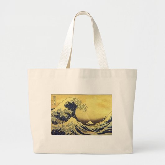 Hokusai -UKIYOE- Grote Tote Bag (Voorkant)