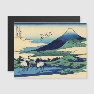 Hokusai - Umegawa in Sagami Magnetische Kaart