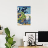 Hokusai - Val van Aoiga Oka Poster (Thuiskantoor)