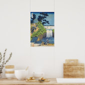 Hokusai - Val van Aoiga Oka Poster (Keuken)