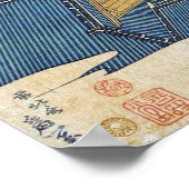 Hokusai - Val van Aoiga Oka Poster (Hoek)