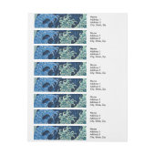 Hokusai Vrouwelijke Golf  Oceaan Adreslabel Wikkel (Vel)