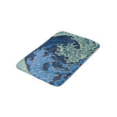 Hokusai Vrouwelijke Golf  Oceaan Badmat (Gekanteld)