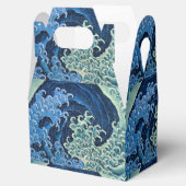 Hokusai Vrouwelijke Golf  Oceaan Bedankdoosjes (Geopend)