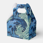 Hokusai Vrouwelijke Golf  Oceaan Bedankdoosjes (Voorkant Zijde)