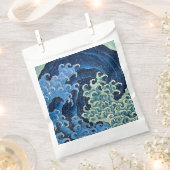Hokusai Vrouwelijke Golf  Oceaan Bedankzakje (Geknipt)