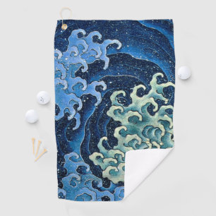 Hokusai Vrouwelijke Golf Oceaan Golfhanddoek