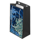 Hokusai Vrouwelijke Golf  Oceaan Klein Cadeauzakje (Voorkant Gekanteld)