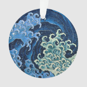 Hokusai Vrouwelijke Golf  Oceaan Ornament