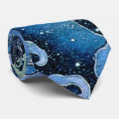 Hokusai Vrouwelijke Golf  Oceaan Stropdas (Opgerold)