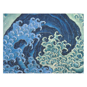 Hokusai Vrouwelijke Golf Oceaan Tafelkleed