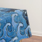 Hokusai Vrouwelijke Golf  Oceaan Tafelkleed (Voorbeeld)