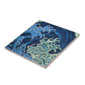 Hokusai Vrouwelijke Golf  Oceaan Tegeltje (Zijkant)
