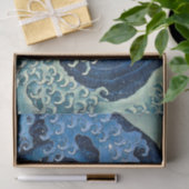 Hokusai Vrouwelijke Golf  Oceaan Tissuepapier (Geschenk)