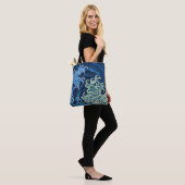 Hokusai Vrouwelijke Golf  Oceaan Tote Bag (Op model)