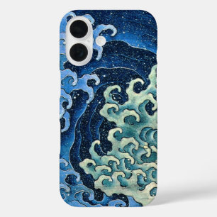 Hokusai Vrouwelijke Golf Vintage Oceaan  iPhone 16 Hoesje