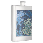 Hokusai Vrouwelijke Golf Vintage Oceaan Flacon (Rechts)