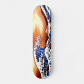 Hokusai Wave Persoonlijk Skateboard (Voorkant)