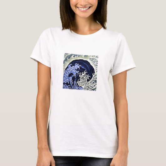 Hokusai Woman T-shirt (Voorkant)