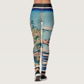 HOKUSAI WOODBLOCK GEDRUKTE LEGGINGS (Achterkant)