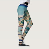 HOKUSAI WOODBLOCK GEDRUKTE LEGGINGS (Rechts)