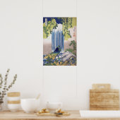 Hokusai - Yoro-waterval, provincie Mino Poster (Keuken)