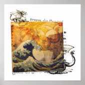Hokusai's draak? poster (Voorkant)