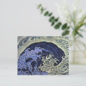Hokusai's Feminine Wave Briefkaart (Staand voorkant)
