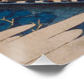 Hokusai's Gedicht door Teishin Ko, Perfect Poster (Hoek)